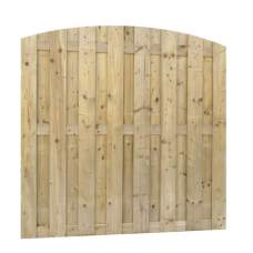 Tuinscherm geïmpregneerd vuren 18 planks 15 mm 180 x 180 cm Toog