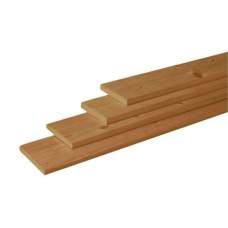 Schuttingplank douglas geschaafd 1,6 x 14 cm groen geïmpregneerd