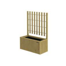 Hillhout bloembak trellis Elan Excellent geïmpregneerd 89 x 42 x 42 cm