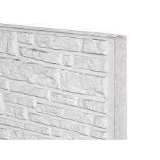 Beton onderplaat Rustico wit/grijs smal 3,5 x 26 x 184 cm