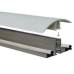 DHZ Douglas muuroverkapping met polycarbonaat dak 500 x 400 cm