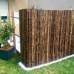 Bamboerol zwart 180 x 180 cm