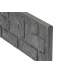 Hout-betonschutting antraciet motief i.c.m. 21-planks douglas tuinscherm