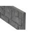 Hout-betonschutting antraciet motief i.c.m. 21-planks tuinscherm Dronten