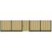 Hout-betonschutting antraciet i.c.m. Red class wood 21-planks tuinscherm