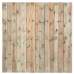 Hout-betonschutting antraciet i.c.m. grenen 15-planks tuinscherm