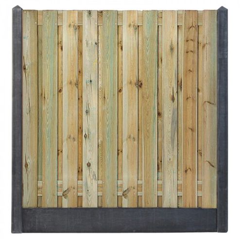 Krankzinnigheid Conciërge enthousiasme Hout-betonschutting antraciet i.c.m. grenen 21-planks tuinscherm