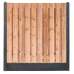 Tuinscherm aanbieding 21-planks red class wood 180 x 180 cm recht