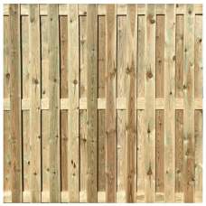 Tuinscherm aanbieding 10 mm 180 x 180 cm recht