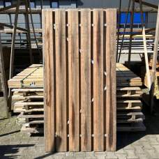 RESTPARTIJ Tuindeur privacy hardhout 195 x 100 cm RESTPARTIJ Tuindeur privacy hardhout 195 x 100 cm