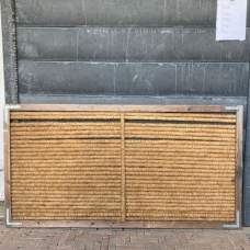 RESTPARTIJ Kokosscherm in houten frame 180 x 90 cm