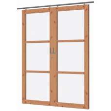 Lariks/Douglas deluxe dubbele schuifdeur 176 x 227,4 cm 42.8063