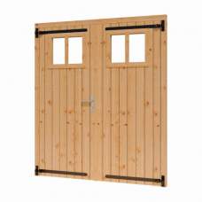 Lariks/Douglas dubbele opgeklampte deur 164,6 x 199,6 cm 42.8017