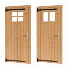 Lariks/Douglas enkele opgeklampte deur LD 86,4 x 199,6 cm 42.8018L