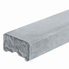 Beton afdekkap wit/grijs vlak 180 cm