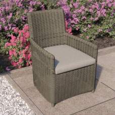 Wicker stoel Danburry donkerbruin Wicker stoel Danburry donkerbruin