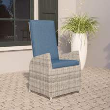 Wicker stoel Gilford grijs gemêleerd Wicker stoel Gilford grijs gemêleerd