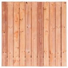 Tuinscherm Agadir red class wood 180 x 180 cm recht