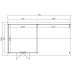 Blokhut Madita 340 + 390 x 350 cm groen geïmpregneerd