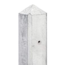 Betonpaal diamantkop Schelde wit/grijs 8,5 x 8,5 x 277 cm
