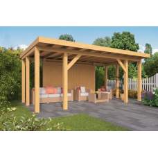 Lariks / Douglas DHZ plat dak Hellendoorn 600 x 300 x 265 cm Lariks / Douglas DHZ plat dak Hellendoorn 600 x 300 x 265 cm