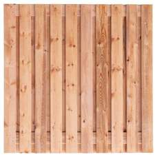 Tuinscherm aanbieding 21-planks red class wood 180 x 180 cm recht