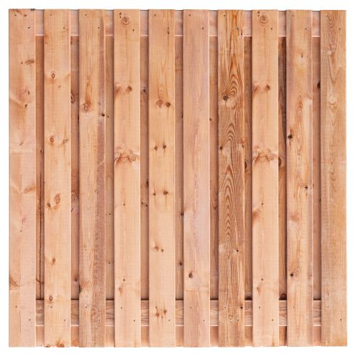 Tuinscherm aanbieding 21-planks Red Class Wood 180 x 180 cm recht
