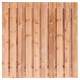 Tuinscherm aanbieding 21-planks red class wood 180 x 180 cm recht