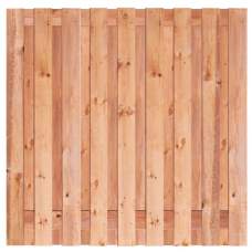 Tuinscherm Tanger red class wood 180 x 180 cm recht