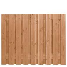 Tuinscherm coloured wood 19-planks ruw 150 x 180 cm