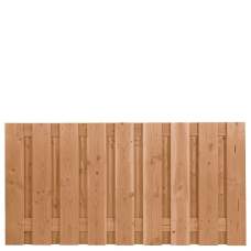 Tuinscherm coloured wood 19-planks ruw 90 x 180 cm