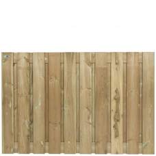 Tuinscherm geïmpregneerd vuren 21 planks 130 x 180 cm 103266