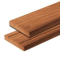 Hardhouten plank Bankirai geschaafd 2,2 x 19,5 x 335 cm 103122
