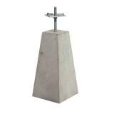 Betonpoer antraciet 12 x 12 (22 x 22) x 40 cm 103347 +€ 299,50