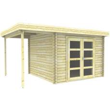 Blokhut 331M Interflex 300 + 110 x 300 cm Blokhut 331M Interflex 300 + 110 x 300 cm