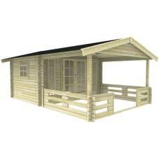 Blokhut 3830L Interflex 380 x 300 + 280 cm