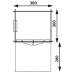 Blokhut 3830L Interflex 380 x 300 + 280 cm