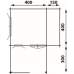 Blokhut 4x4+3Z Complete Interflex 400 + 150 x 400 + 300 cm