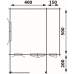 Blokhut 5x4+2Z Complete Interflex 500 + 150 x 400 + 200 cm