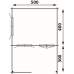 Blokhut 5x4+3 Complete Interflex 500 x 400 + 300 cm