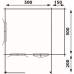 Blokhut 5x5+2Z Complete Interflex 500 + 150 x 500 + 200 cm