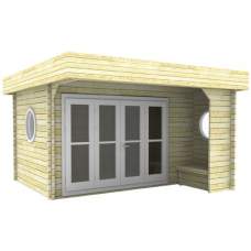 Blokhut Subliem 4x4 Interflex 420 x 420 cm Blokhut Subliem 4x4 Interflex 420 x 420 cm