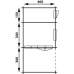 Blokhut W4x3+3A Wolfskap Interflex 770 x 410 cm