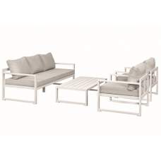 Textileen loungeset Buffalo wit Textileen loungeset Buffalo wit