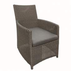 Wicker stoel Danburry donker bruin Wicker stoel Danburry donker bruin