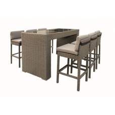 Wicker barset Danville donker bruin Wicker barset Danville donker bruin