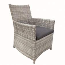 Wicker stoel Georgetown grijs gemêleerd Wicker stoel Georgetown grijs gemêleerd