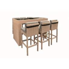 Wicker barset Lincoln licht bruin Wicker barset Lincoln licht bruin