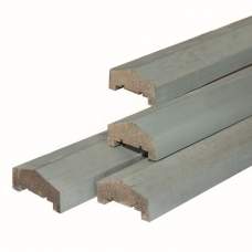 Afdeklat zilvergrijs piramide 3-planks 180 cm Afdeklat zilvergrijs piramide 3-planks 180 cm