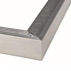 Aluminium daktrim hoek 4,5 x 4,5 x 50 cm